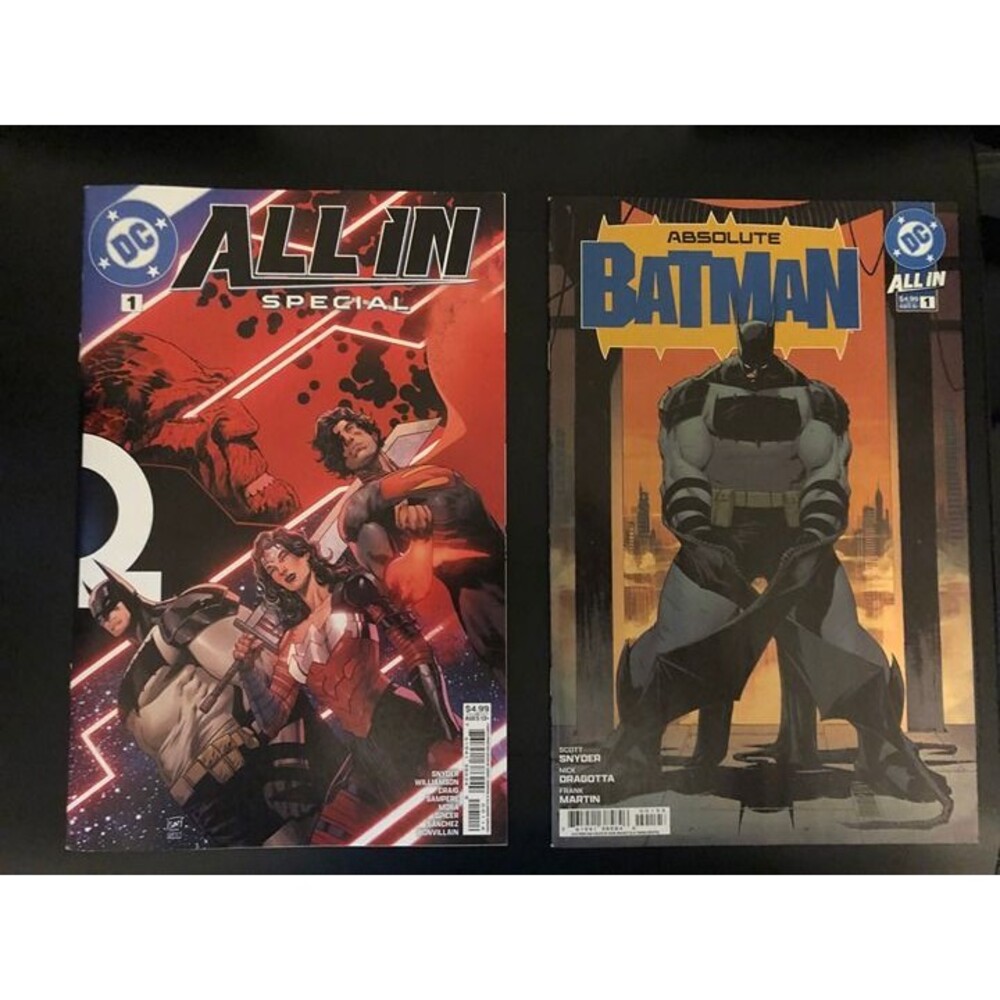 Absolute Batman#1 Cvr A Nick Dragotta 11thPrinting+DC ALL IN SPECIAL 4th print
